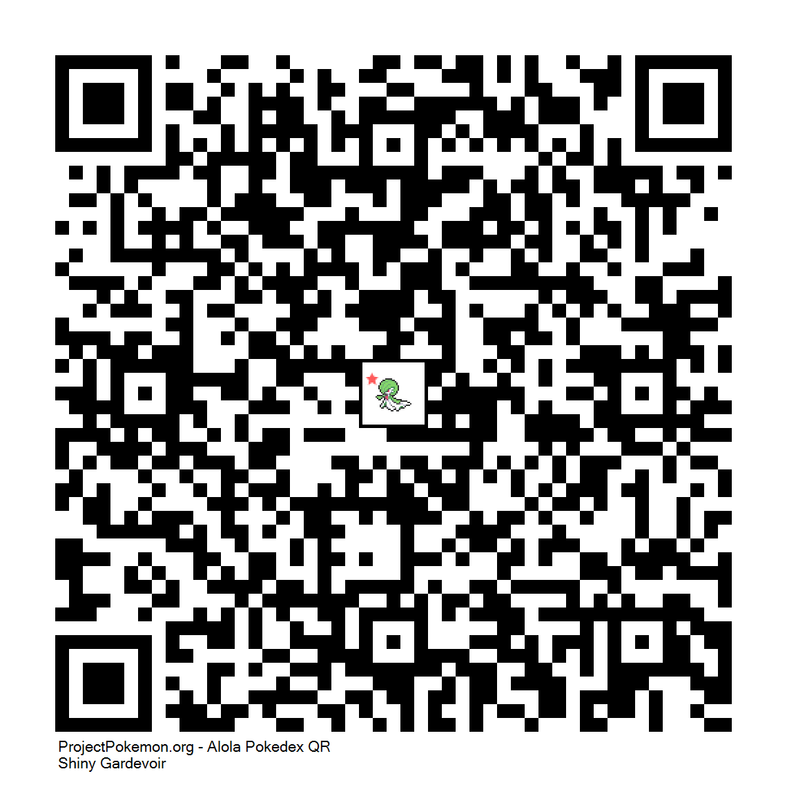 Cdigo QR de Gardevoir variocolor